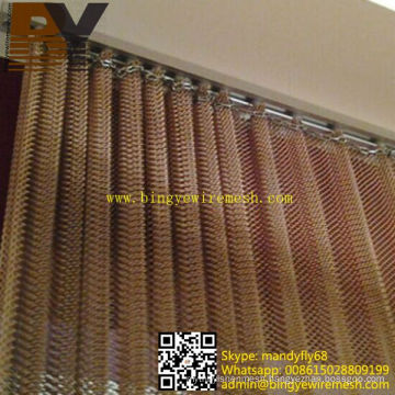 Hanging Mesh Drapery Metal Curtain Decorative Ceiling